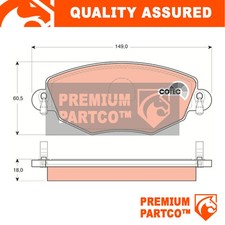 Premium Front Brake Pads Set