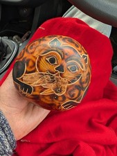 Signed Hand Carved / Burnt /