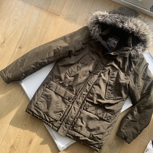 Size green parka coat george - m,