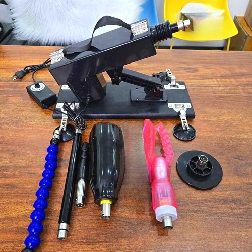 Sex machine with 6pcs - machine,