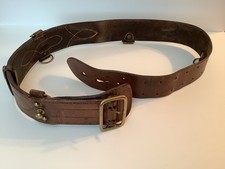 Vintage British Army Leather Belt