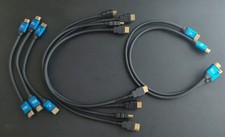 9x TrueHQ HDMI 4K UHD Cables  (3x25cm & 6x50cm)
