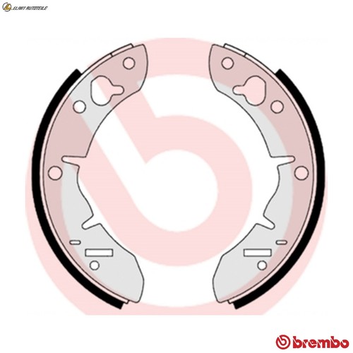 Brake shoe set 501 - s, 52