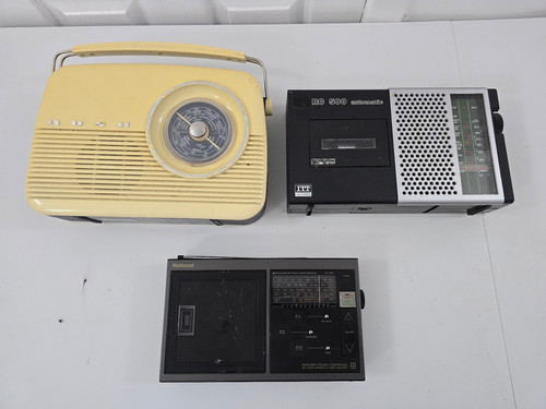 Vintage radio job lot - lot, bush
