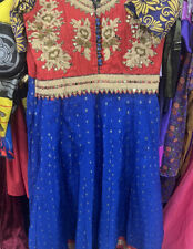 Red, Blue Moroccan Kaftan