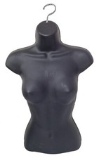 Male and Female Hanging Mannequin Half Body Form Bust Shop Display 3Qtr