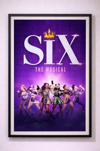 Six the musical poster print - the,