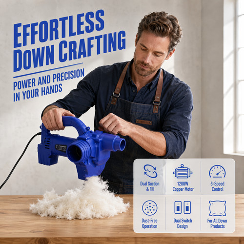 Electric down filling machine - down,