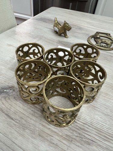 Vintage solid brass ornate - vintage,