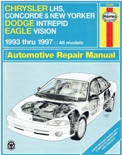 CHRYSLER LHS CONCORDE N.YORKER DODGE INTREPID EAGLE VISION 1984-95 REPAIR MANUAL
