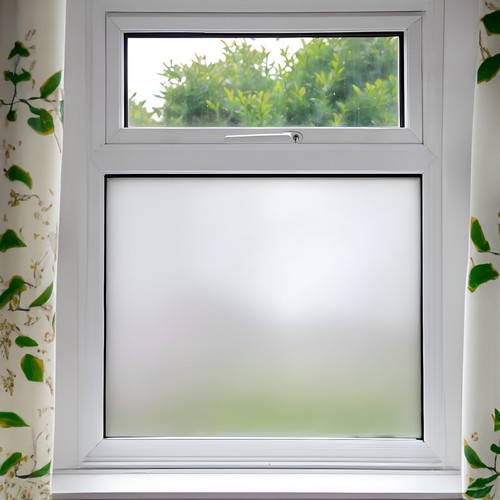 White frosted privacy - white, frost