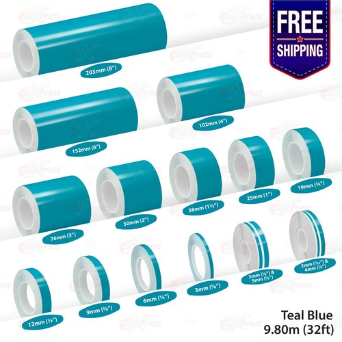 Teal blue pin - blue, stripe