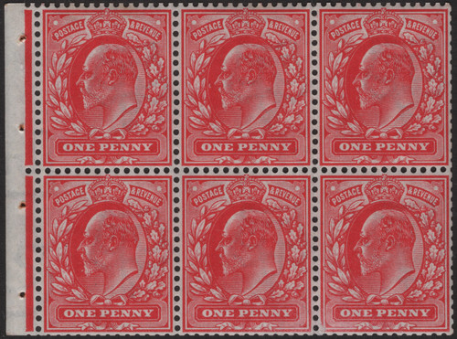 Edward vii 1d scarlet - -,