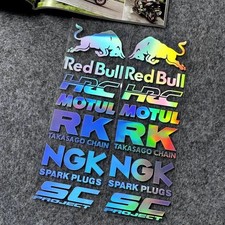 2PCS Laser Red Bull Motorcycle
