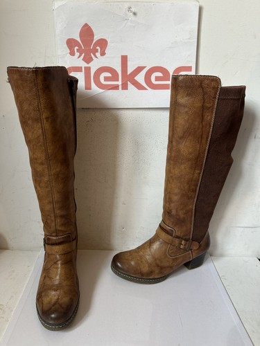 Rieker leather boots - rieker, size