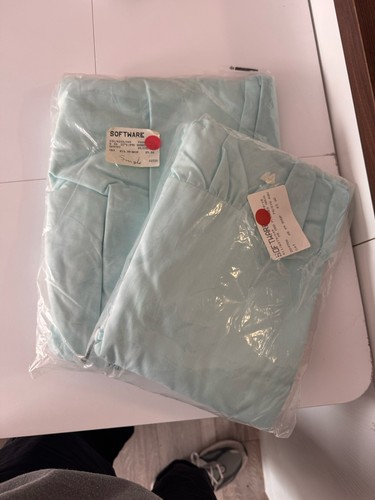 Vintage light blue double - blue,