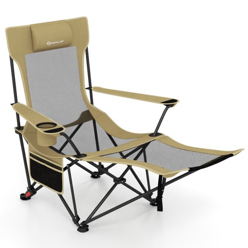 Reclining camping chair - reclining,