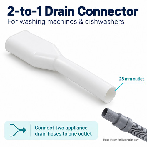 Double drain hose - double,