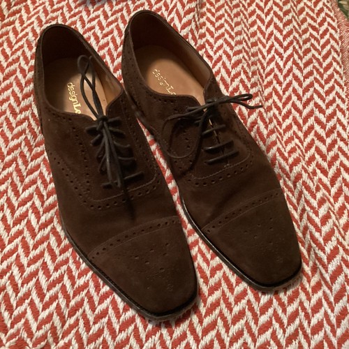 Loake james brown suede brogue - loake,