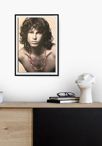 Jim morrison mosiac - a4,  art