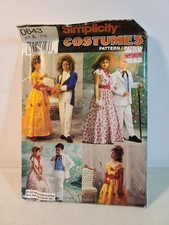 Costume Pattern Old South