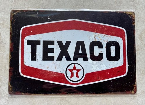Texaco oil metal sign - texaco,