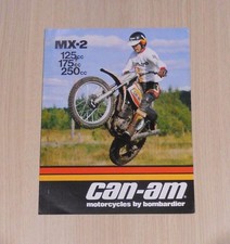 BOMBARDIER CAN-AM MX-2 Motorcycles Sales Brochure c1974 - 125cc, 175cc & 250cc