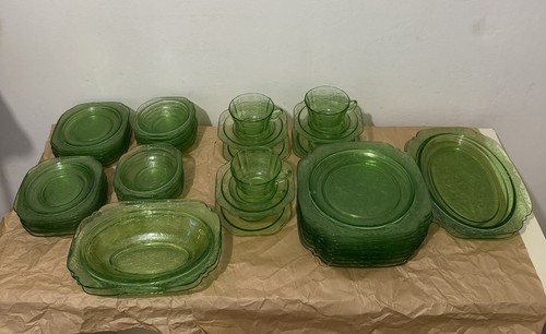 Federal glass madrid green - glass,