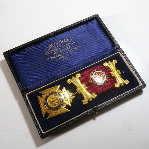1949 raob masonic enamel jewel - raob,