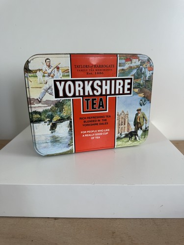 Vintage yorkshire tea tin - vintage,