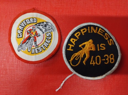 Vintage sew patches - vintage, on