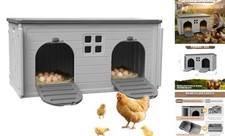 Plastic Chicken Coop with 2