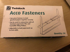 Box of 50 Twinlock Acco