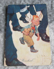Lawson Wood :  Antique Postcard -  " Pinched " -  1915