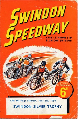 Speedway programme swindon - speedway,