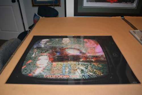 Mondo style print godmachine - mondo,