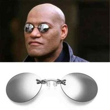 Clip On Nose Glasses Round