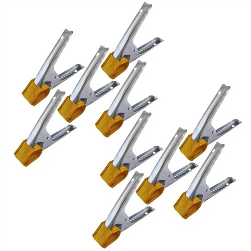Metal market stall clips - market,