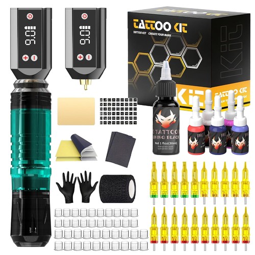 Wireless tattoo gun kit - wireless,