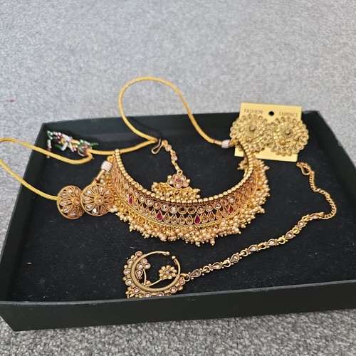 Indian jewellery set - indian,