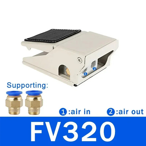 Industrial pneumatic foot - industrial,