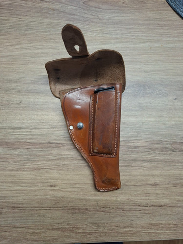Vintage walther leather gun - walther,