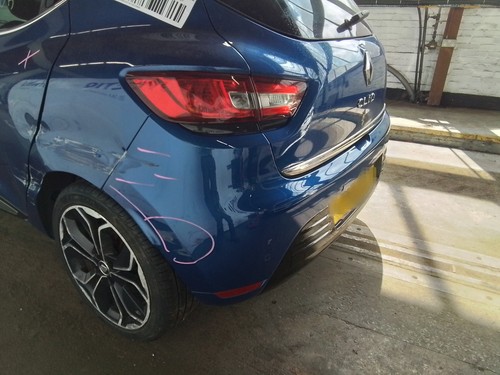 Rear bumper blue renault - rear, clio
