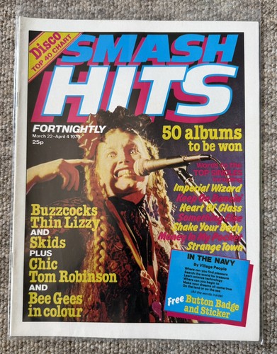 Smash hits magazine march - magazine,
