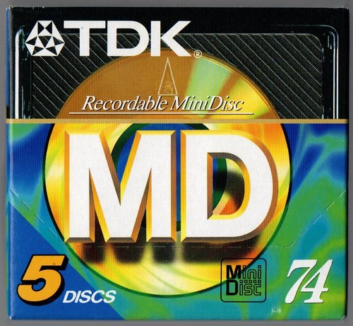 Pack tdk gold md - (5)pack, md-xg