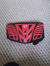 Fox Racing Black Red Belt Adult Kidney Belt Motocross Trials Enduro Protection 