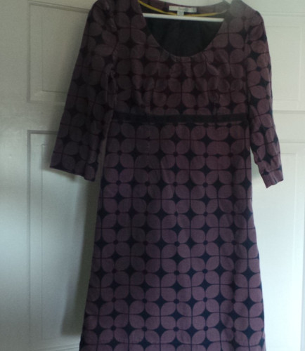 Boden navy mauve print fine - boden,