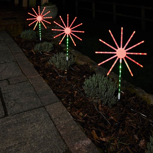 Led garden light path firework - light,