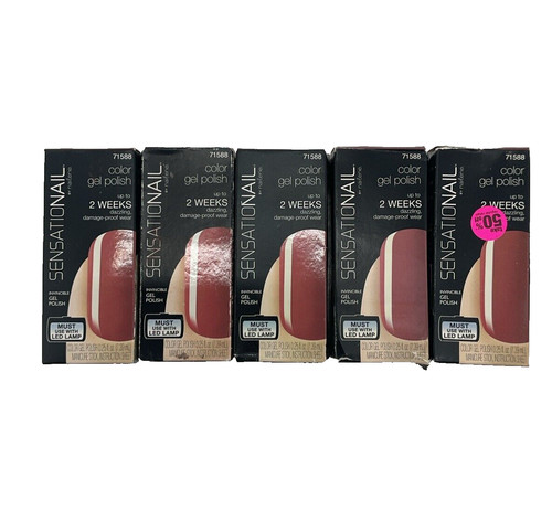 Pack sensationail color gel - 5,