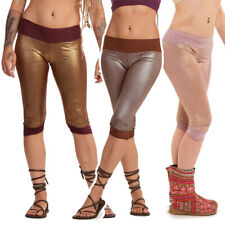 Festival Fairy Rave Tights, Metallic Cropped Pixie Tights, Hula Hooping Clothing